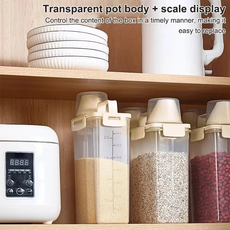 Airtight Dry Food Storage Container with Lid – BPA-Free, Pantry Organiser