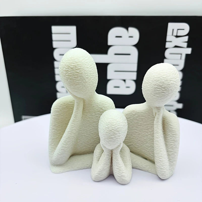 Abstract Minimalist 3D Cozy Art Ornament