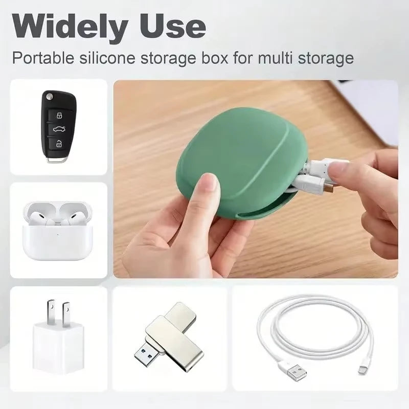 Silicone Earphone Storage Bag