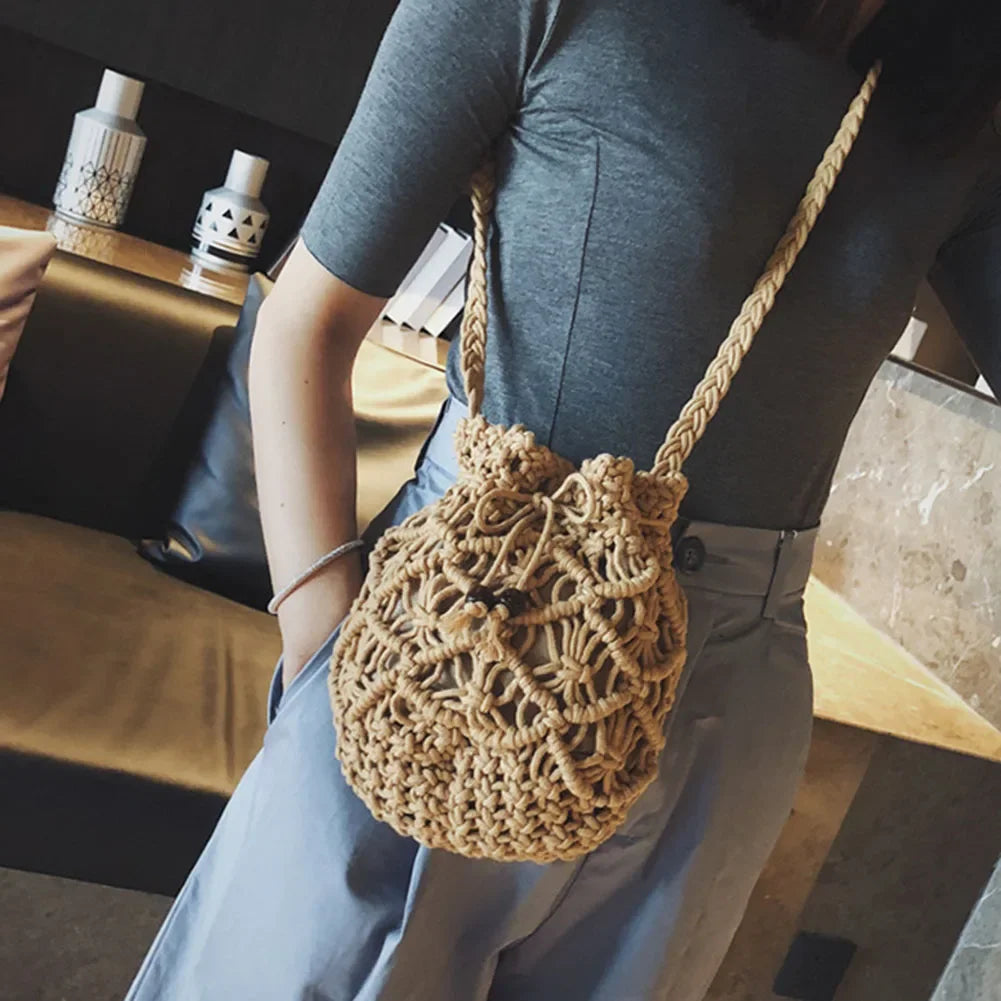 Handmade Women's Bucket Bag – Shoulder & Crossbody