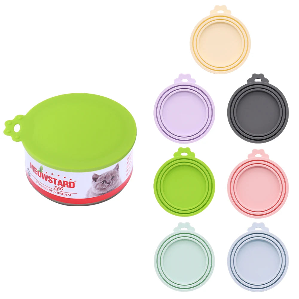 1 Reusable Silicone Pet Can Lid - Bpa Free