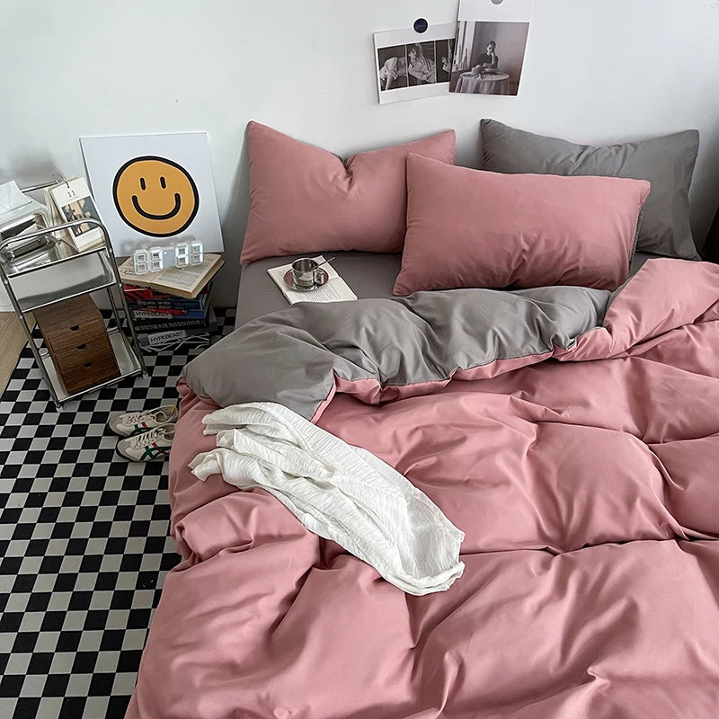 Washed Cotton Duvet Cover Set