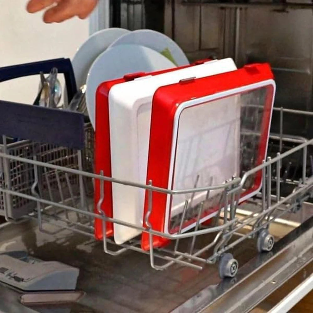 Reusable Stackable Cold Meat Storage Tray – Airtight & Dishwasher Safe