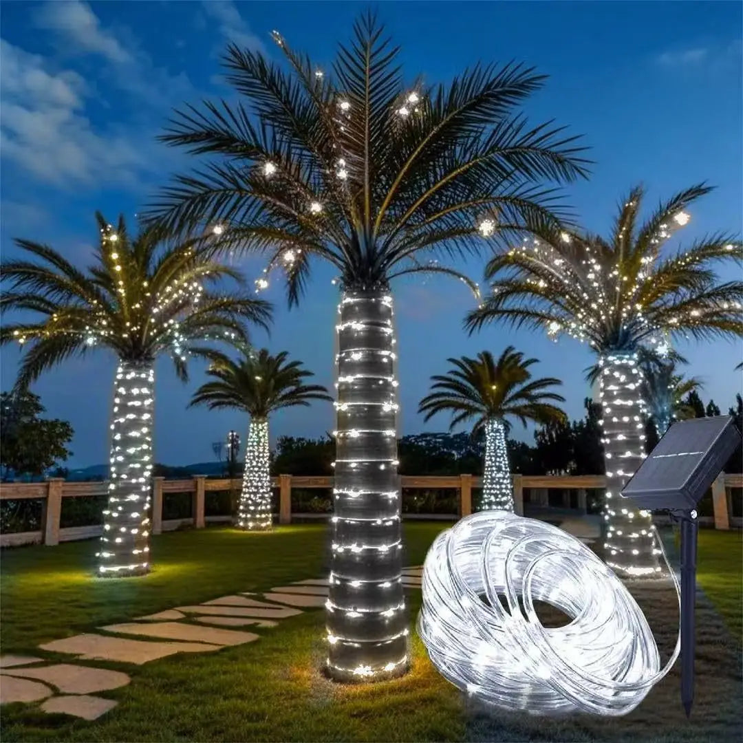 Waterproof Outdoor Solar LED String Lights