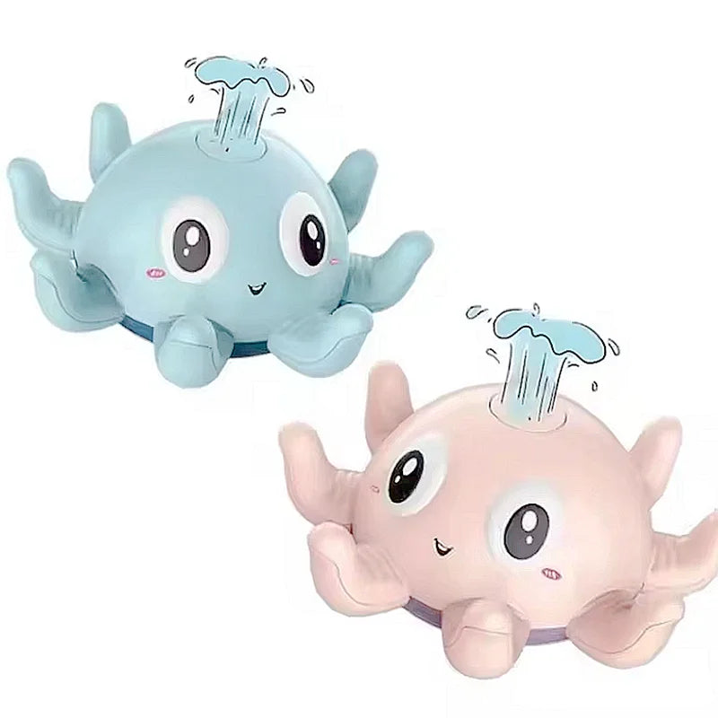 Light-Up Musical Octopus Baby Bath Spray Toy