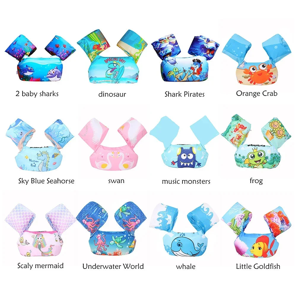 Kids Cartoon Pool Float Armband - Life Jacket