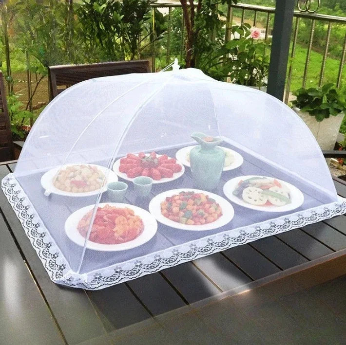 Foldable Food Mesh Cover – Reusable Pop-Up Tent
