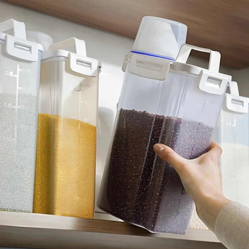 Airtight Dry Food Storage Container with Lid – BPA-Free, Pantry Organiser