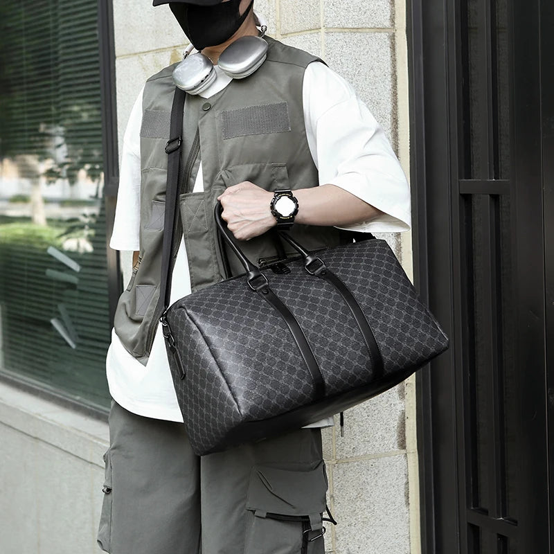 Classic Full-Print Hard Shell Travel Luggage
