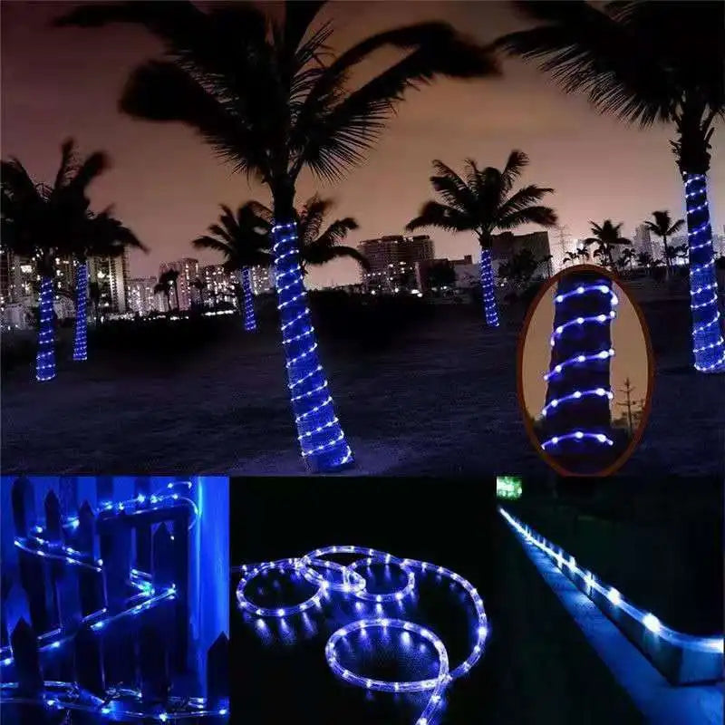 Waterproof Outdoor Solar LED String Lights