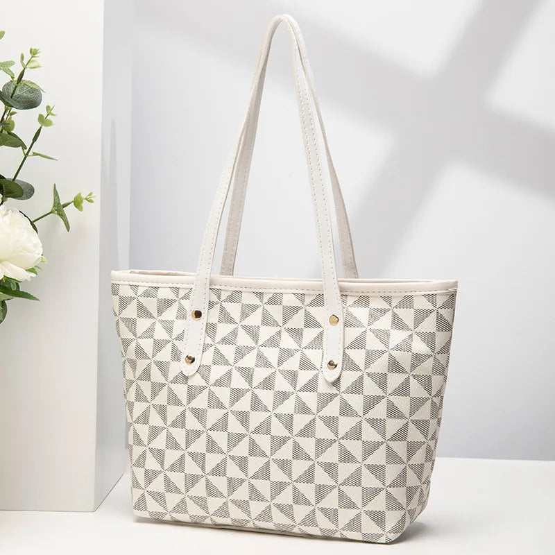 Embossed Floral Handbag