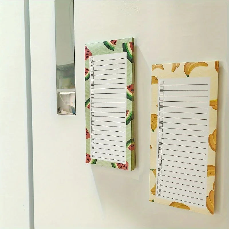 Magnetic Fridge Notepad – 50 Sheets, Grocery & To-Do List