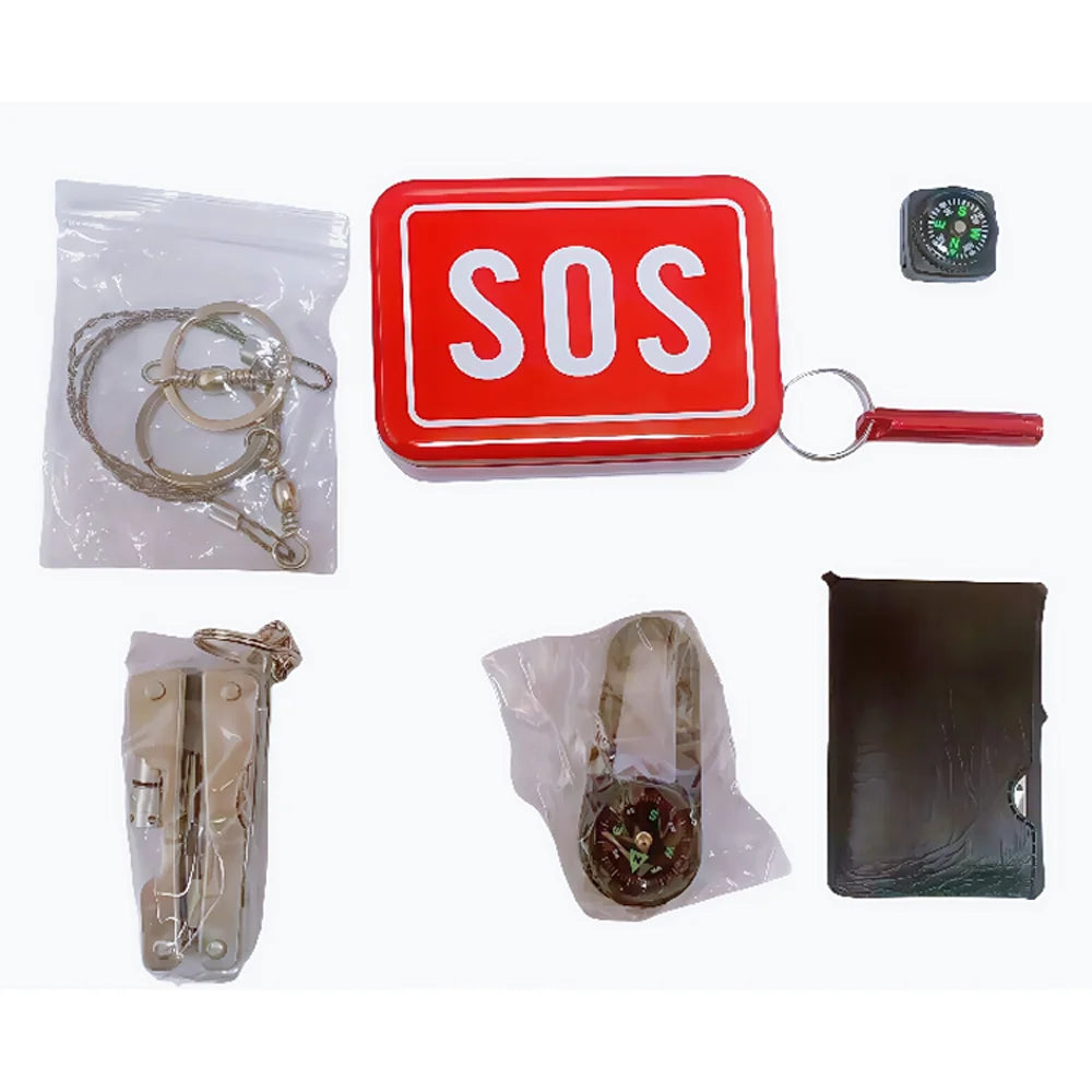 Mini First Aid Kit - Emergency Survival Gear Box