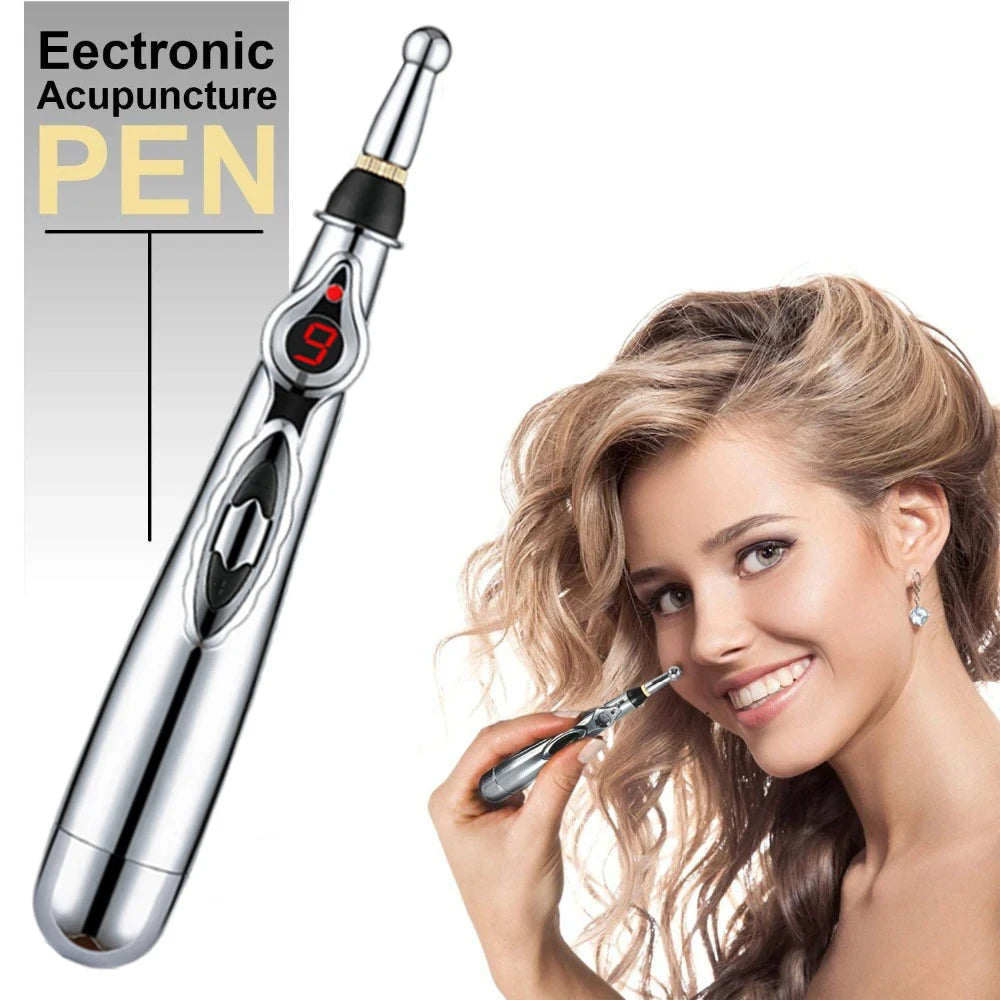 Electronic Acupuncture Point Massage Pen – Pain Relief & Meridian Therapy