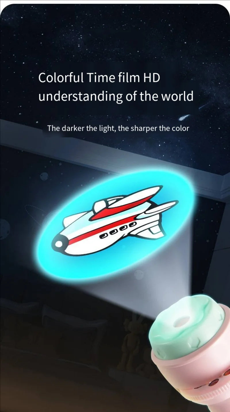 Children's Luminous Cartoon Projector – Night Light Toy