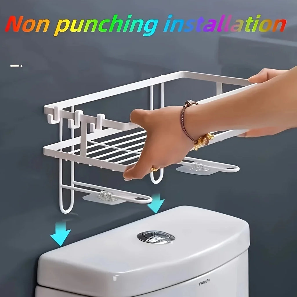 Wall-Mounted Storage Rack – Space-Saving Home Organiser