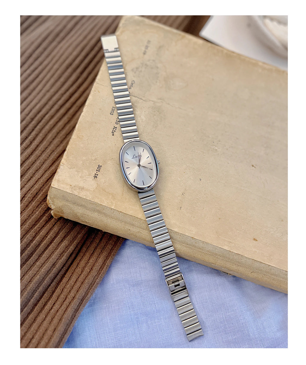 Women's Quartz Watch with Gold Bracelet