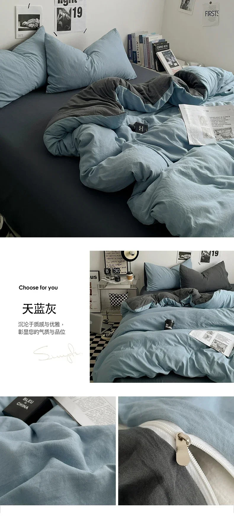 Duvet Cover with pillowcases and sheet