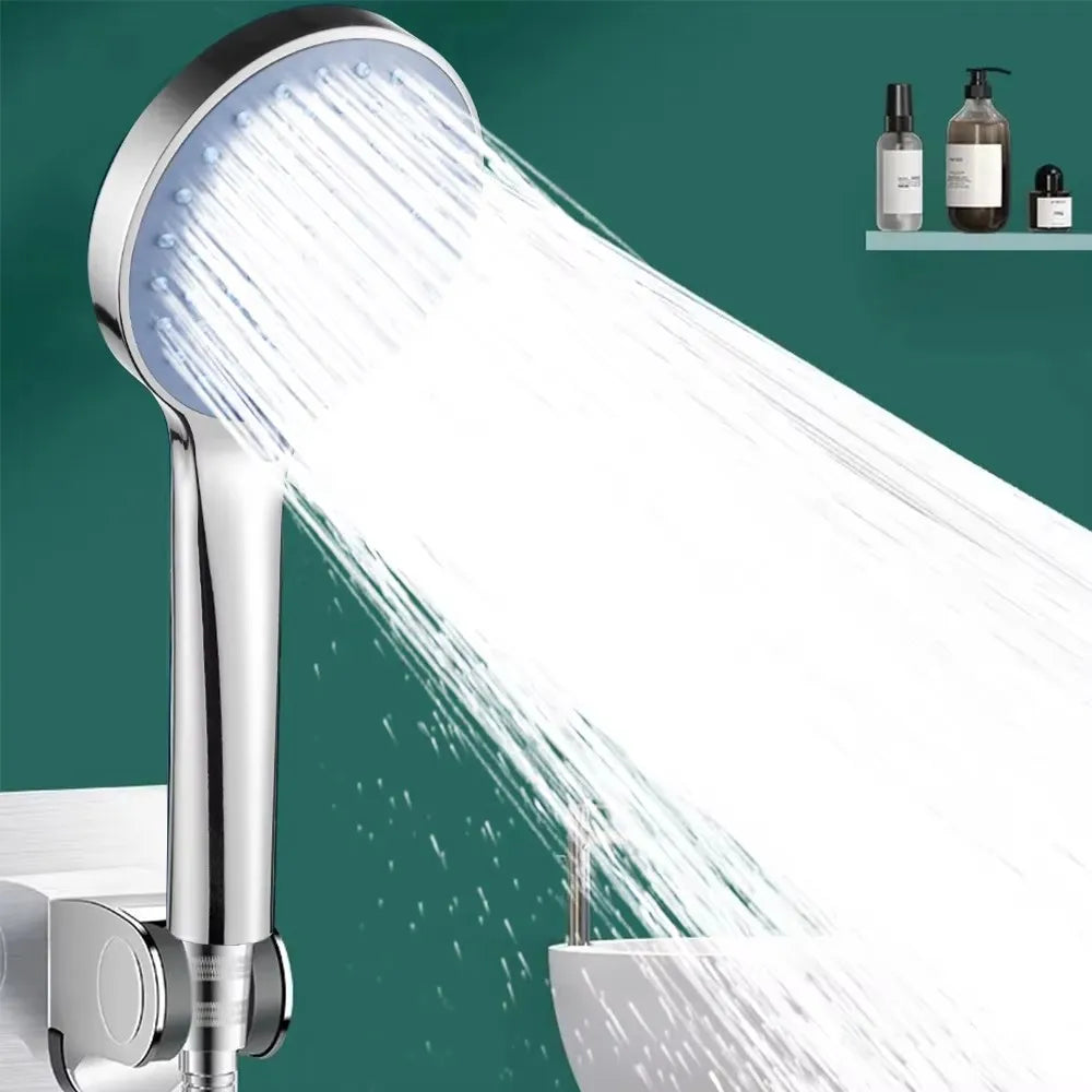 Pressurized Hand Shower - 5 Spray Modes, Large Water Output