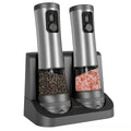 Electric Salt & Pepper Grinder Set – Rechargeable, LED Indicator, Adjustable Coarseness