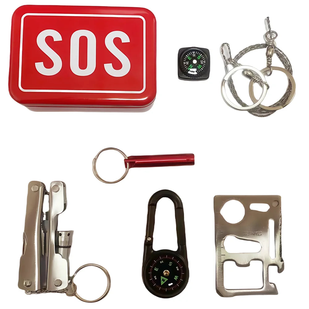 Mini First Aid Kit - Emergency Survival Gear Box