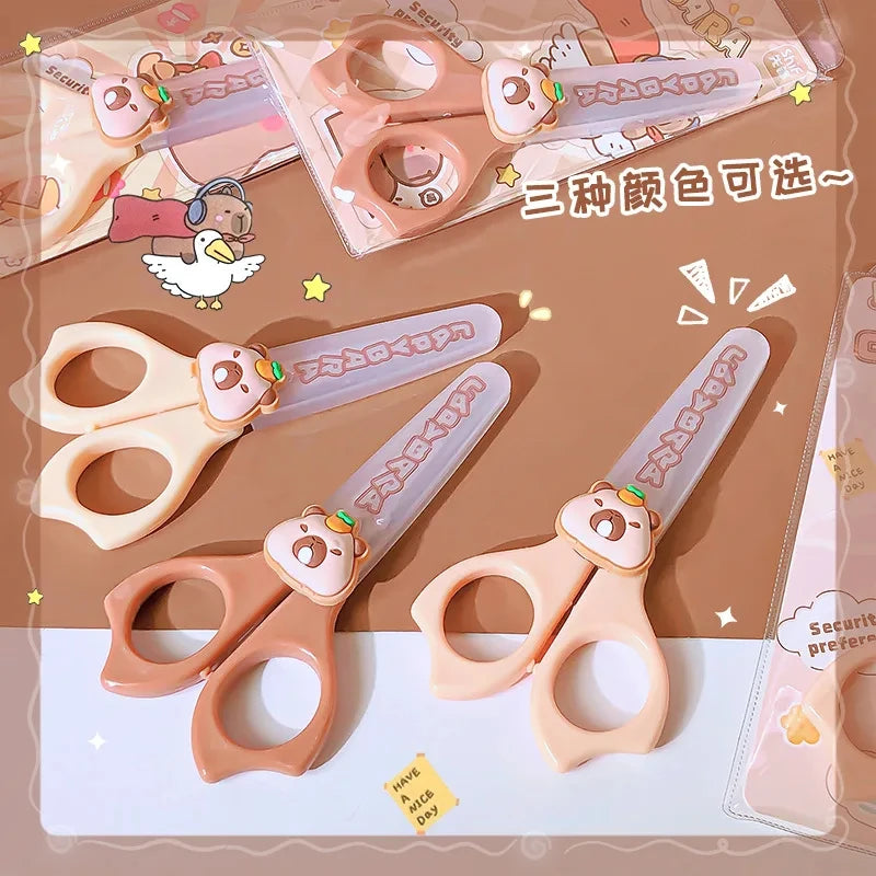 Capybara Mini Craft Scissors for Kids