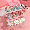 Basic Hair Accessories Set (535 pcs)