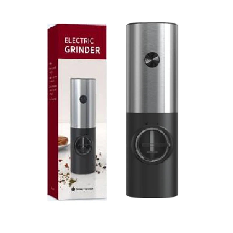 Automatic Salt & Pepper Grinder Set – LED Light, Adjustable Mill