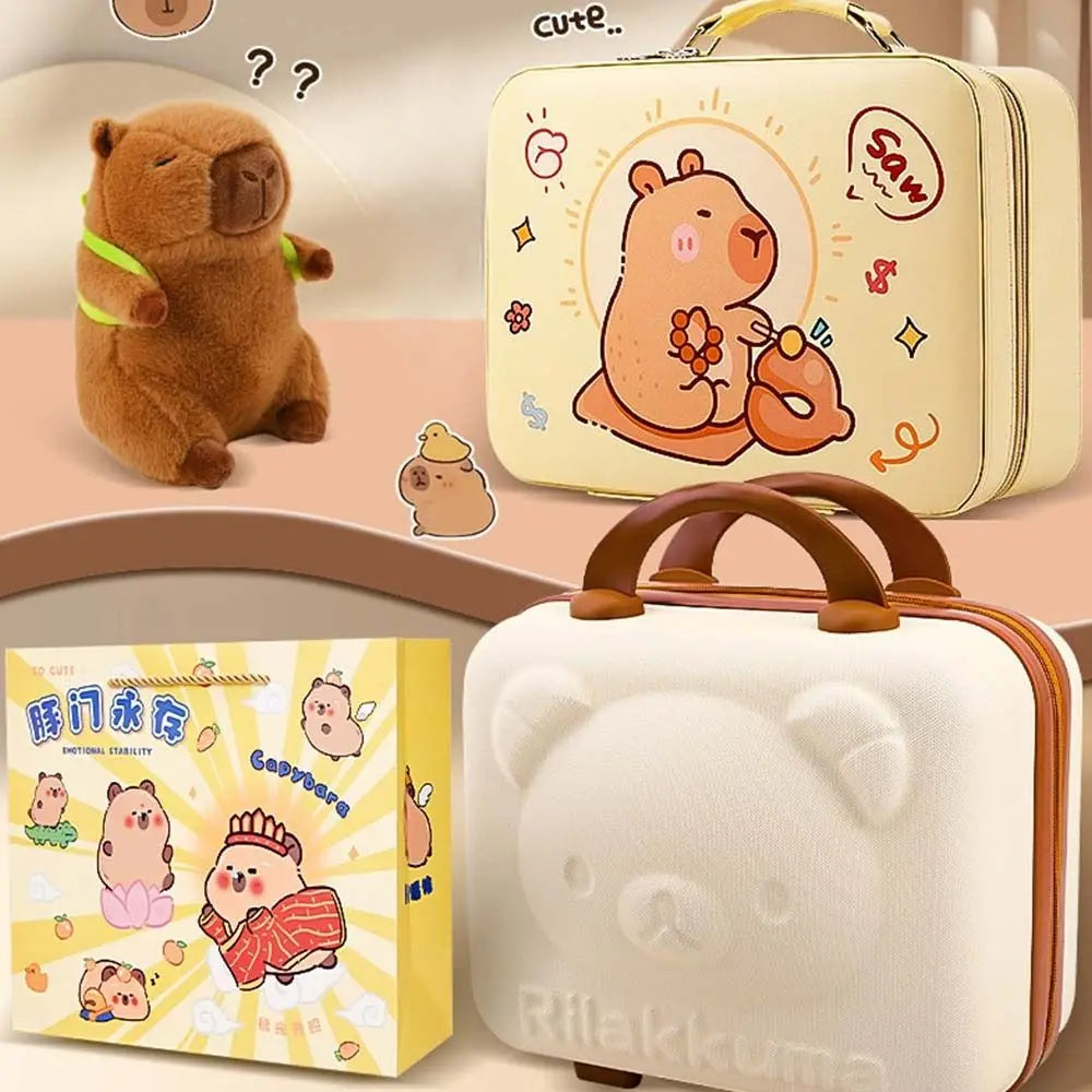 Capybara Stationery Gift Set - Large Capacity Pencil Case