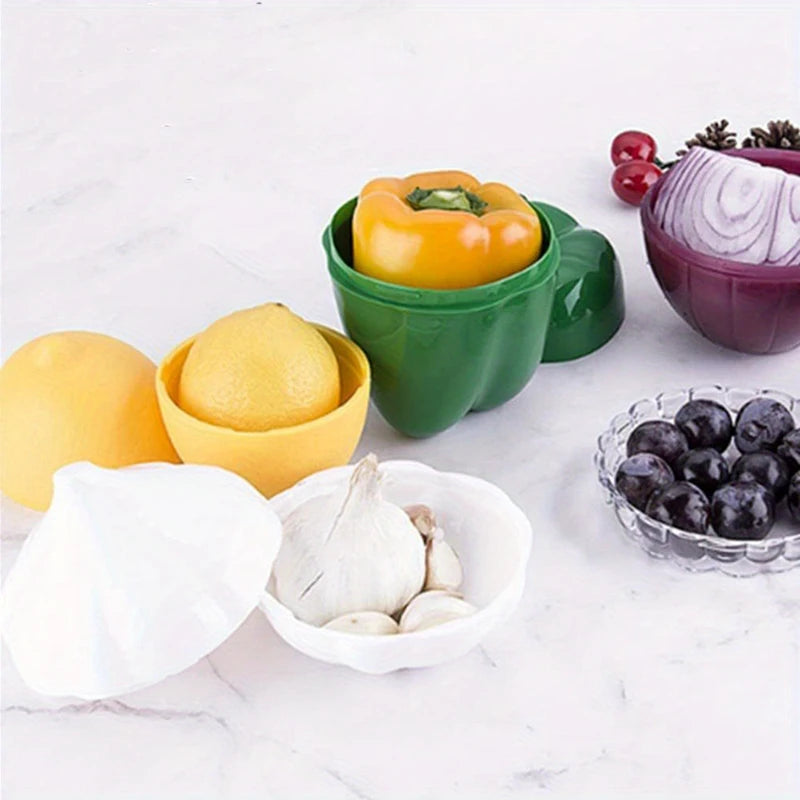Plastic Airtight Vegetable Crisper Containers – Fridge Freshness, BPA-Free