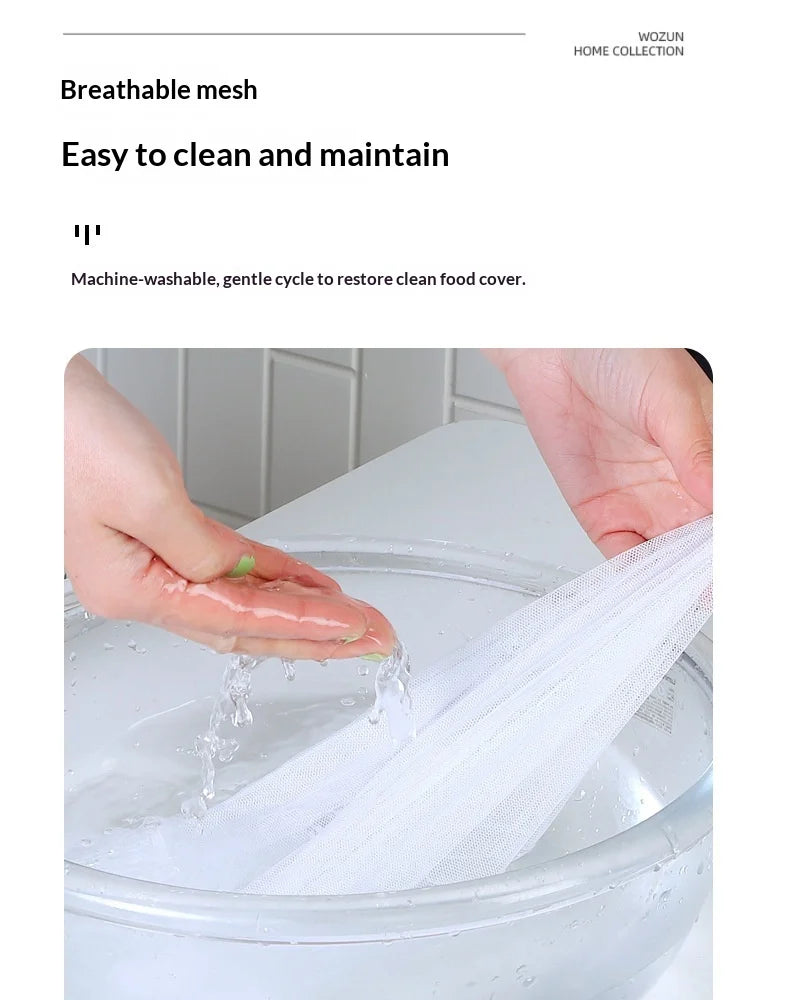 Folding Mesh Food Cover – Reusable Pop-Up Tent