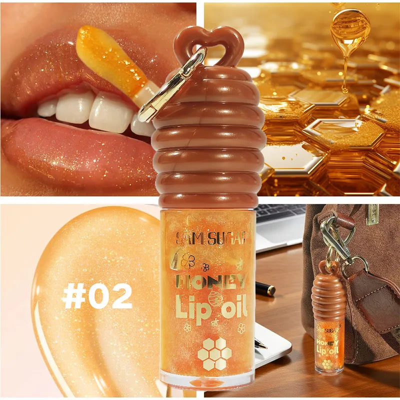 Honey Lip Balm - Longlasting Moisturizing With Transparent Pearlescent
