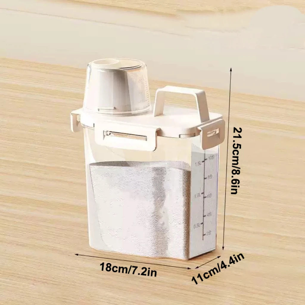 Airtight Dry Food Storage Container with Lid – BPA-Free, Pantry Organiser