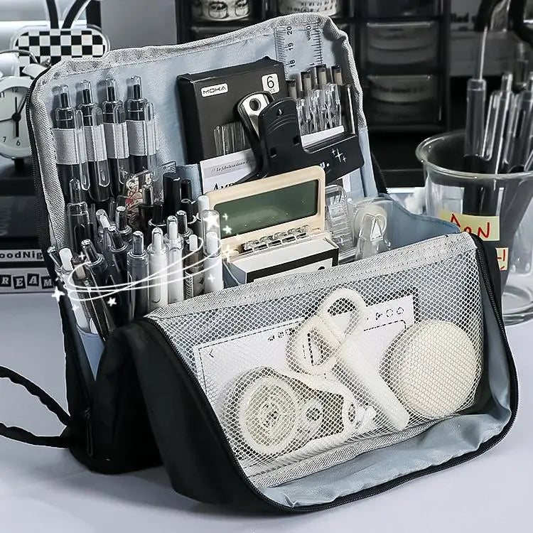 Large Capacity Pencil Case & Stationery Storage Bag