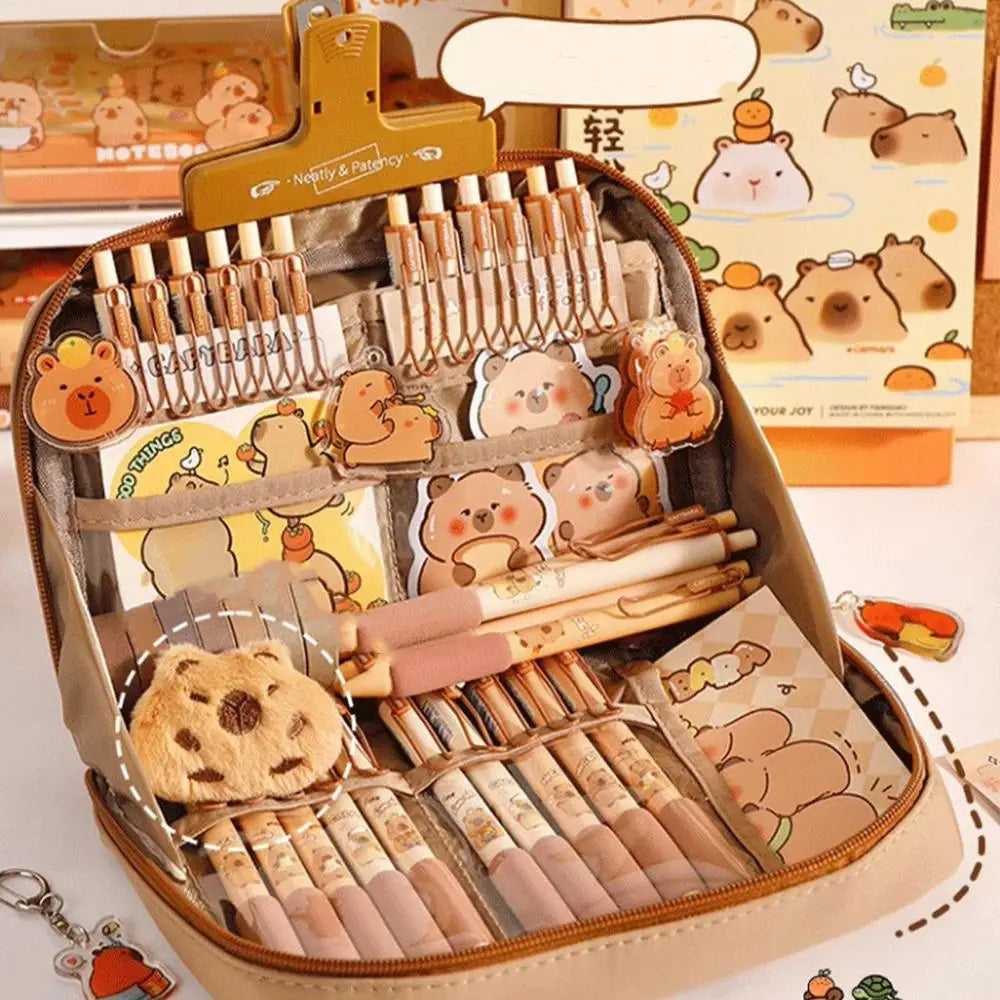 Capybara Stationery & Pencil Case Gift Set