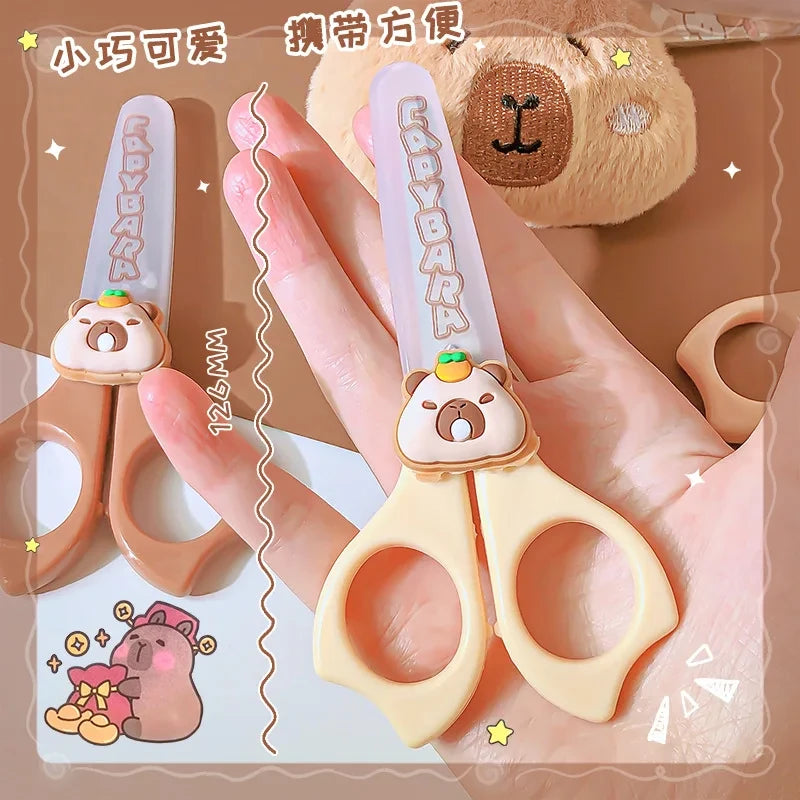 Capybara Mini Craft Scissors for Kids
