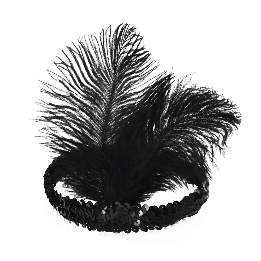 Black Diamond Masquerade Hair Band