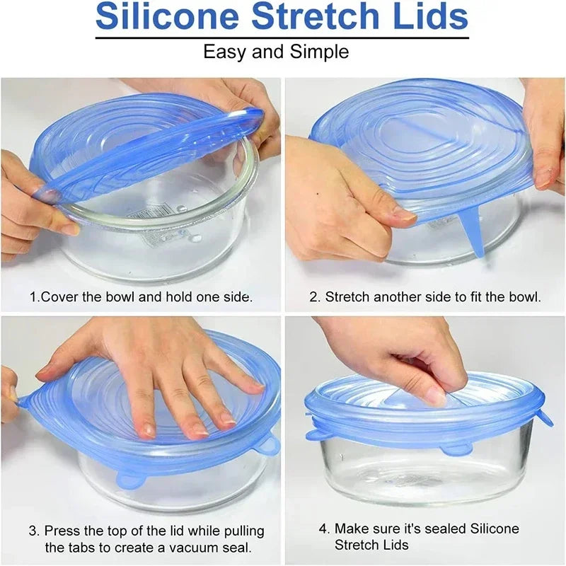 Silicone Stretch Lid - Can Be Reused