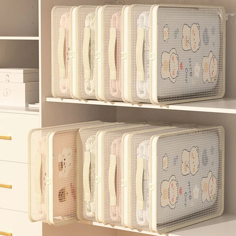 Four-piece Storage Bags for Bed Sheets and Duvet Covers, Extra Thick, Mildew-proof And Dust-proof.