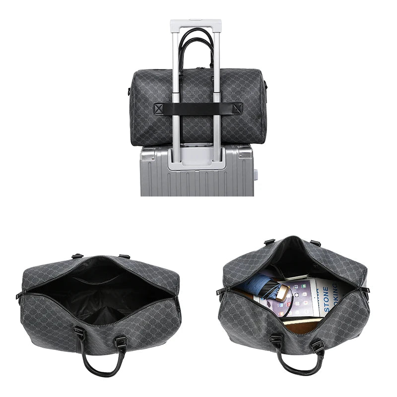 Classic Full-Print Hard Shell Travel Luggage