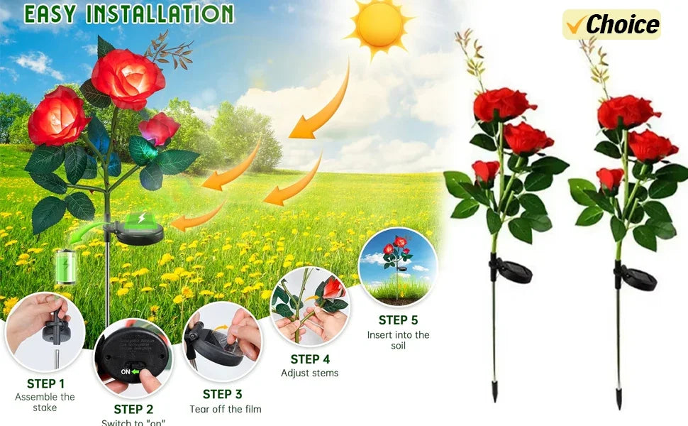 Waterproof Solar Outdoor Lights