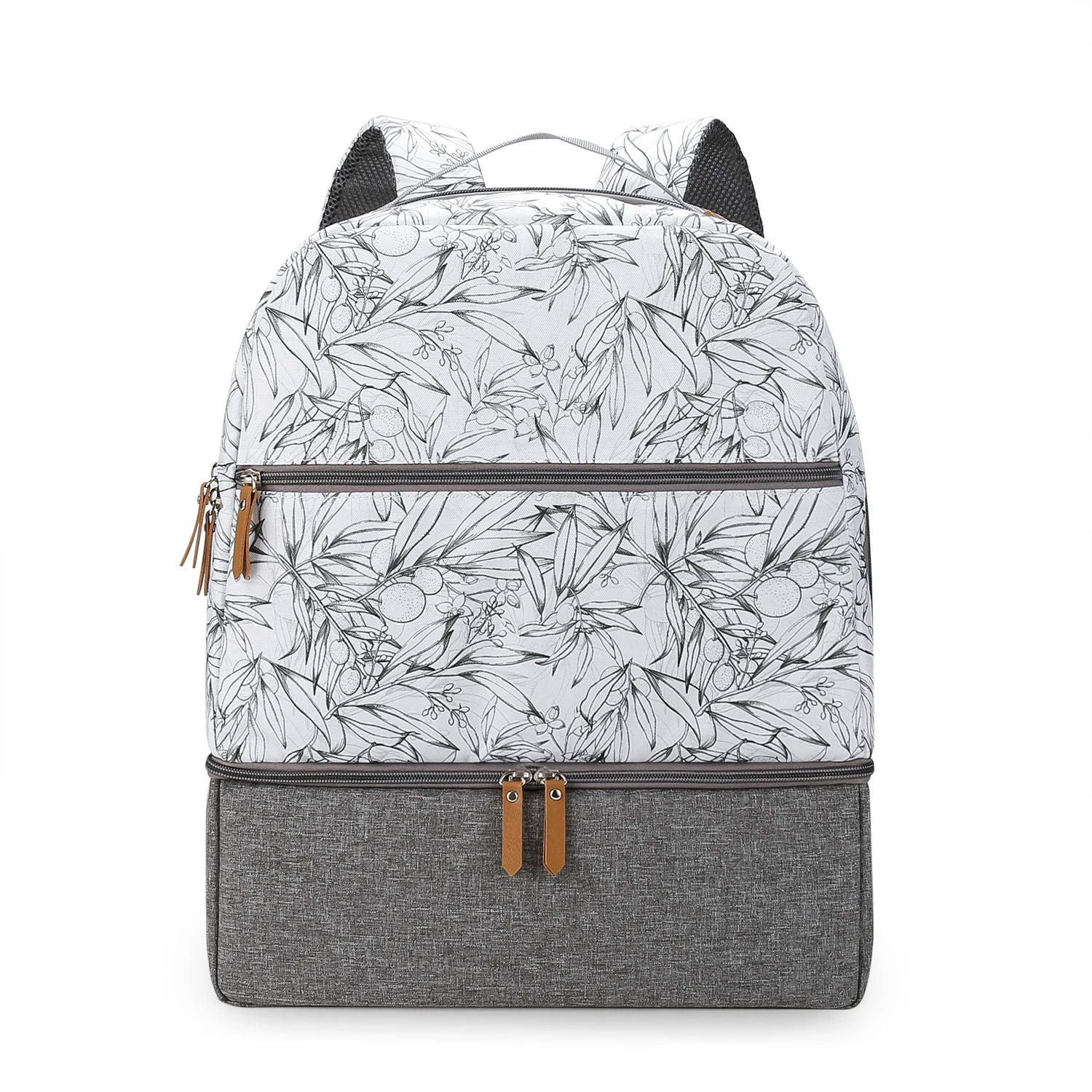 Breast Pump Bag with Insulated Cooler Compartment
