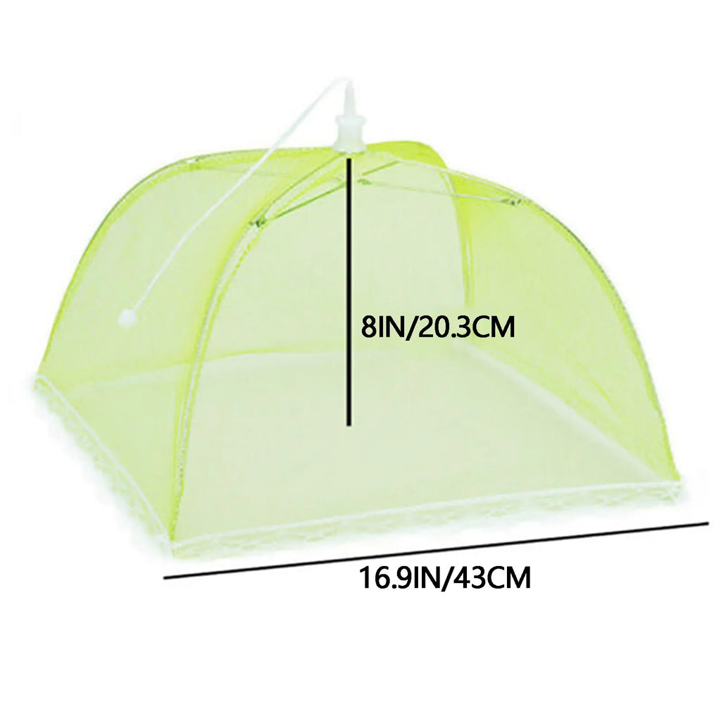 Foldable Mesh Food Cover – Reusable Pop-Up Tent, Set of 3