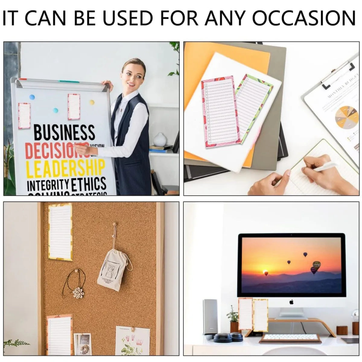 50 Sheets Magnetic Fridge Stick Notepad