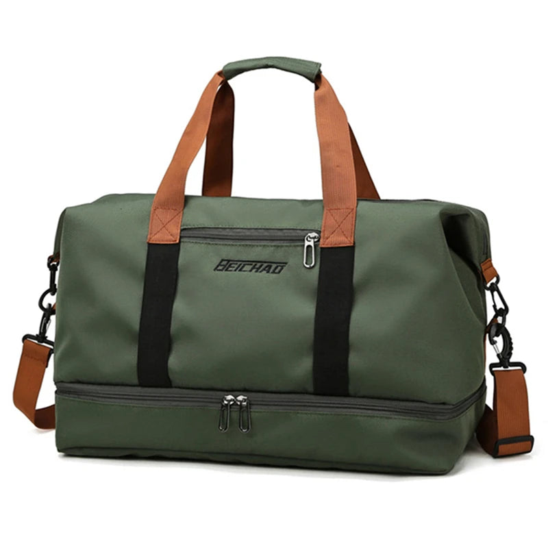 Sports Fitness Bag with Dry-Wet Separation