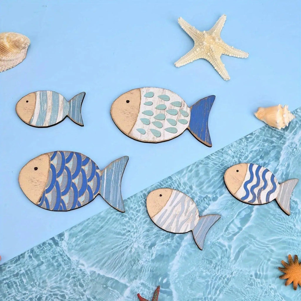 Wooden Fish Wall Decoration – Coastal Home Décor Art