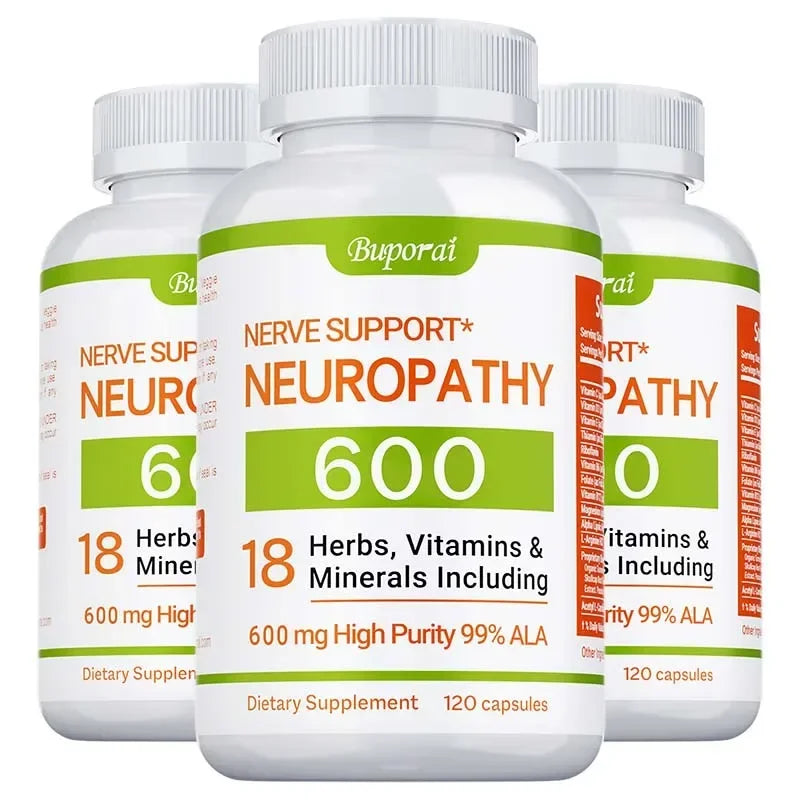 Neuropathy Support Supplement 600mg - Nerve, Brain & Energy Health