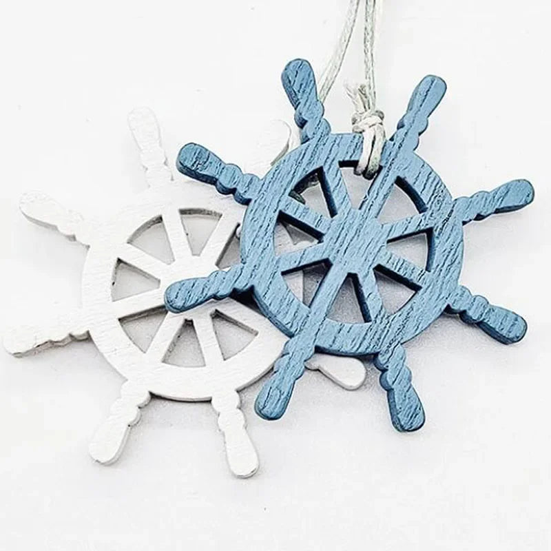 Marine Style Wooden Pendant – Nautical Wall Hanging Décor