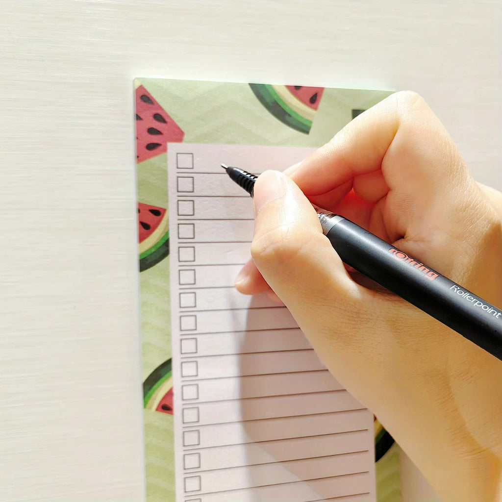 Magnetic Fridge Notepad – 50 Sheets, Grocery & To-Do List