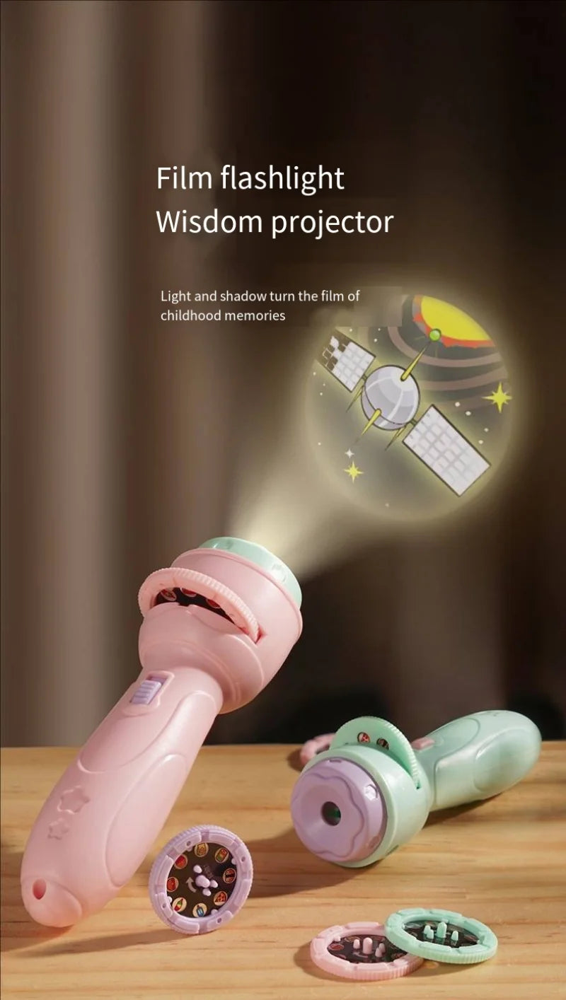 Children's Luminous Cartoon Projector – Night Light Toy